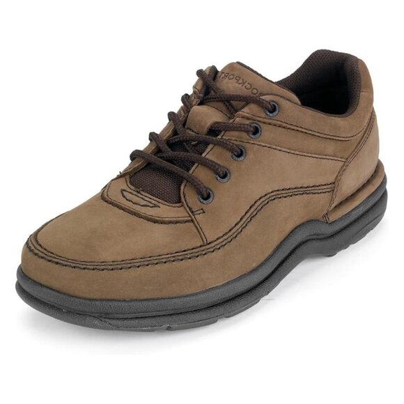 NEW Rockport Mens Leather World Tour Classic sz 15 tan - Picture 1 of 3